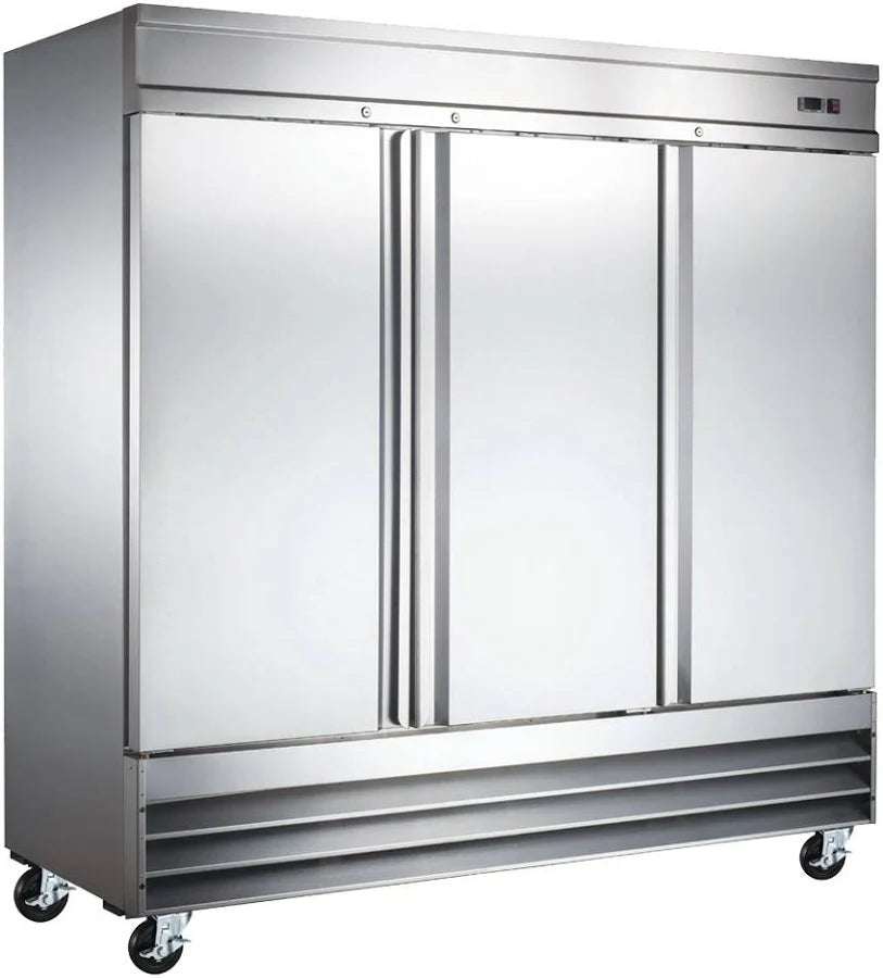 Universal Coolers RIFI-81 — 3-Door Solid Door Reach-In Freezer