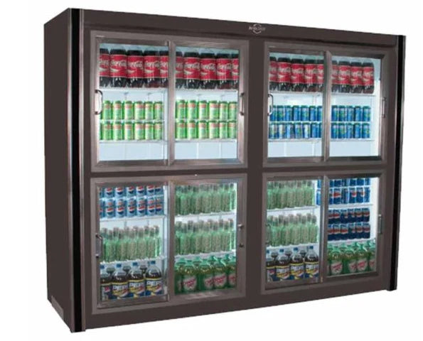 Universal Coolers RW-120 — 8-Door Remote Sliding Glass Door Cooler