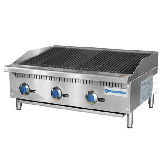 SR-CB36-M 36" Gas Countertop Radiant Charbroiler