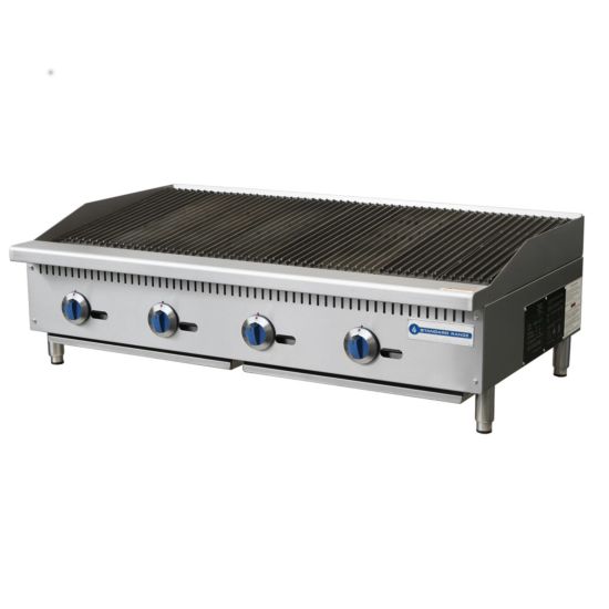 SR-CB48-M 48" Gas Countertop Radiant Charbroiler