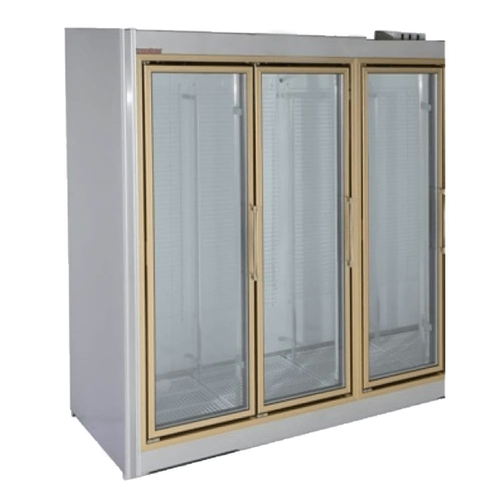Universal Coolers ADM-3 — 3-Door Swinging Glass Door Reach-In Remote Merchandiser