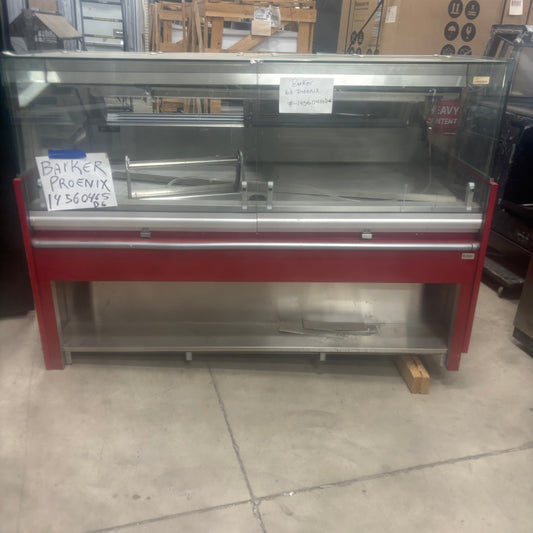 Barker "self contained" 6' seafood case (USED)