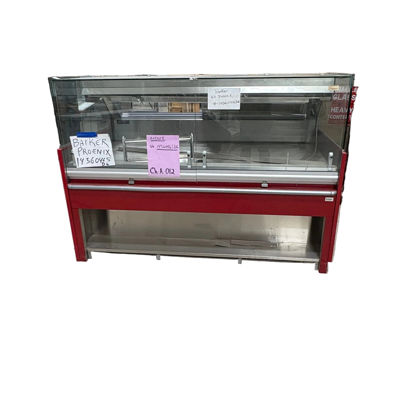 Barker "self contained" 6' seafood case (USED)