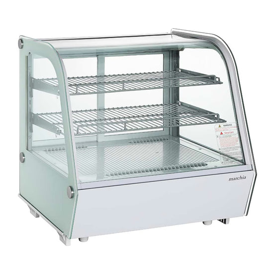 Marchia MDC121-W — 28" Refrigerated Countertop Display Case, White