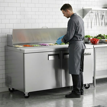 Coldline SP60 — 60" Refrigerated Sandwich Prep Table with Cutting Board