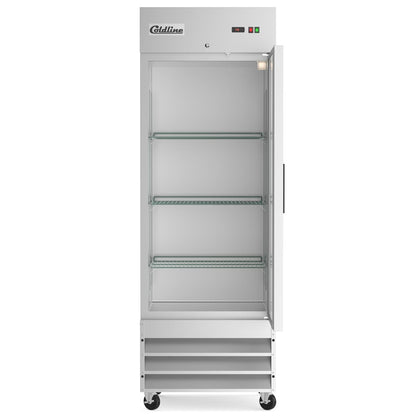 Coldline C-1FE — 29" Single Solid Door Reach-In Freezer, Stainless Steel