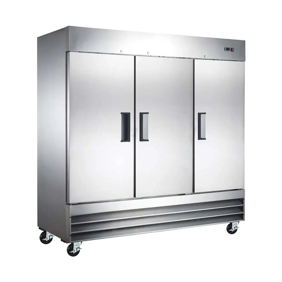 Coldline C-3FE — 81" Triple Solid Door Reach-In Freezer, Stainless Steel