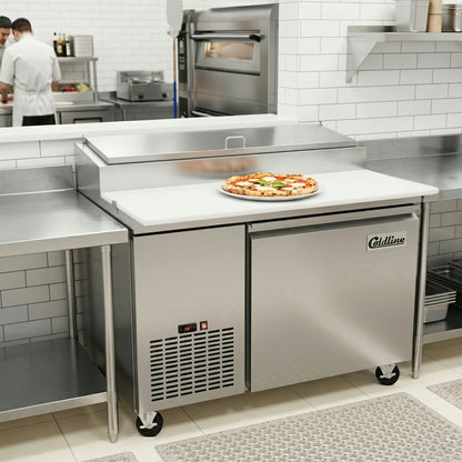 Coldline CPT-44 — 44" Refrigerated Pizza Prep Table, 5 Pans