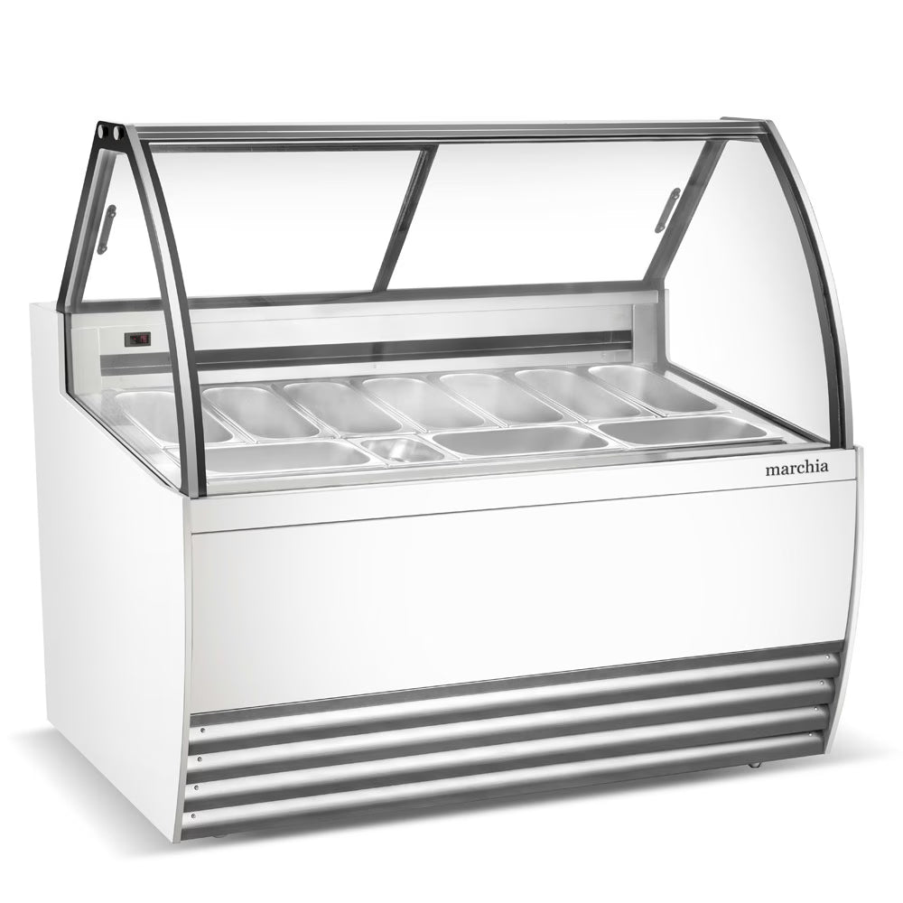 Marchia GIC-10 — 56" Gelato Ice Cream Dipping Cabinet, 10 Pans