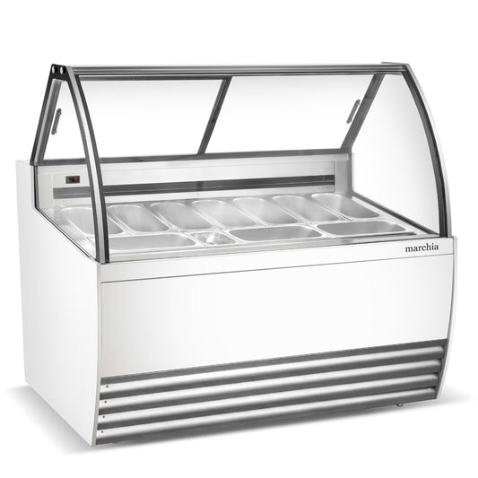 Marchia GIC-10 — 56" Gelato Ice Cream Dipping Cabinet, 10 Pans