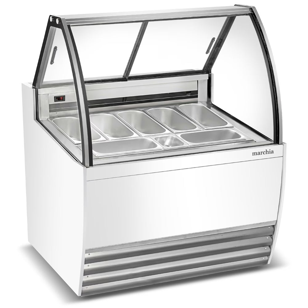 Marchia GIC-7 — 42" Gelato Ice Cream Dipping Cabinet, 7 Pans