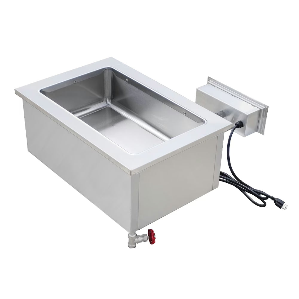 Prepline HFW1 — Stainless Steel One Pan Insulated Drop-In Hot Food Well, 120V