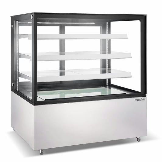 Marchia MBT60-ST — 60" Straight Glass Refrigerated Bakery Display Case