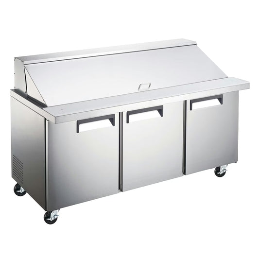 Universal Coolers SC-72-BMI — 3-Door Mega Top Sandwich Prep Table