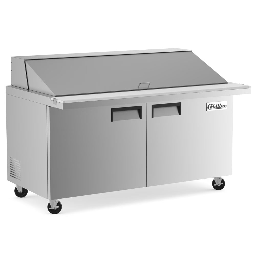 Coldline SMP60 — 60" Mega Top Refrigerated Sandwich Prep Table, 24 Pans