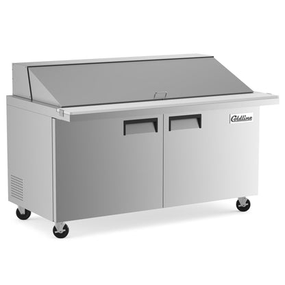 Coldline SMP60 — 60" Mega Top Refrigerated Sandwich Prep Table, 24 Pans