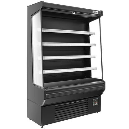 Coldline SOC-51-B — 51" Black Refrigerated Air Curtain Merchandiser