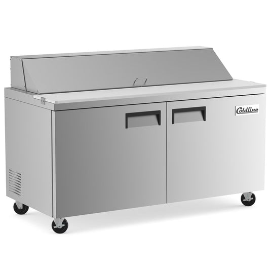 Coldline SP60 — 60" Refrigerated Sandwich Prep Table with Cutting Board
