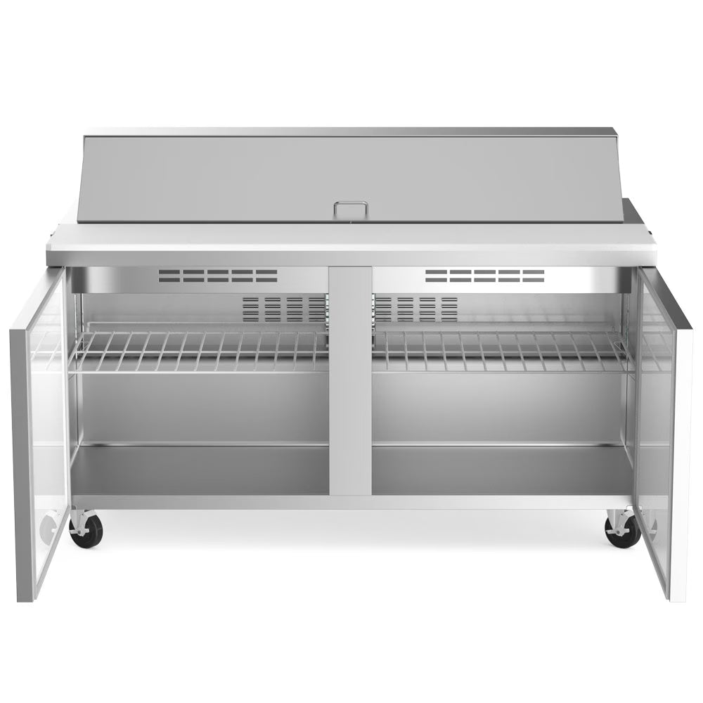 Coldline SP60 — 60" Refrigerated Sandwich Prep Table with Cutting Board