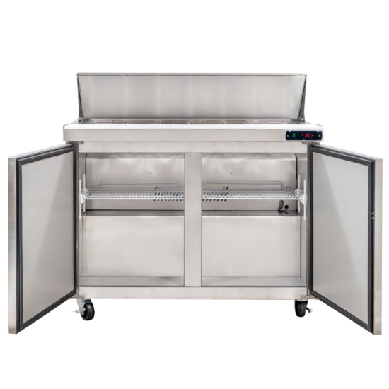 Coldline SPN-48 — 48" Narrow Depth Refrigerated Sandwich Prep Table