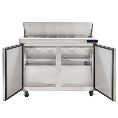 Coldline SPN-48 — 48" Narrow Depth Refrigerated Sandwich Prep Table