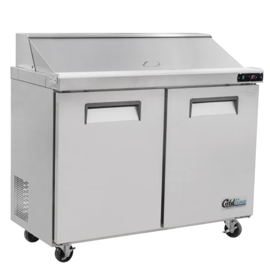 Coldline SPN-48 — 48" Narrow Depth Refrigerated Sandwich Prep Table