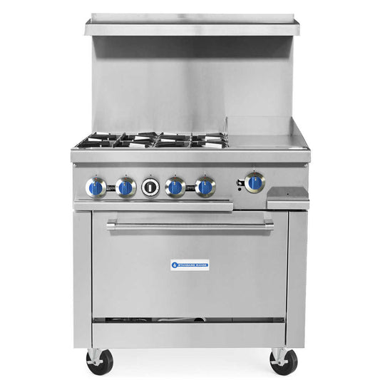 SR-R36-12MG-LP 36" Range with 12" Griddle