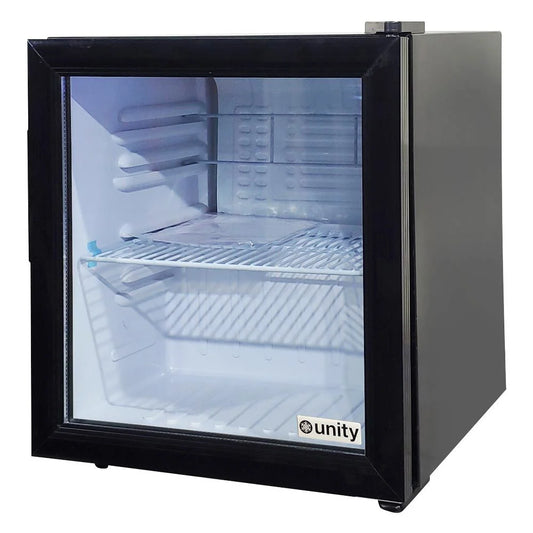 Unity U-CR1 — 17" Black Countertop Display Refrigerated Merchandiser