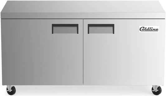Coldline UC-60F — 60" Undercounter Worktop Freezer